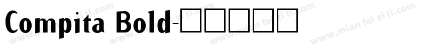 Compita Bold字体转换